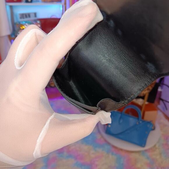 LOUIS VUITTON Nomad Etui cigarette Case Black Multi-Case Leather pouch - Picture 8 of 9